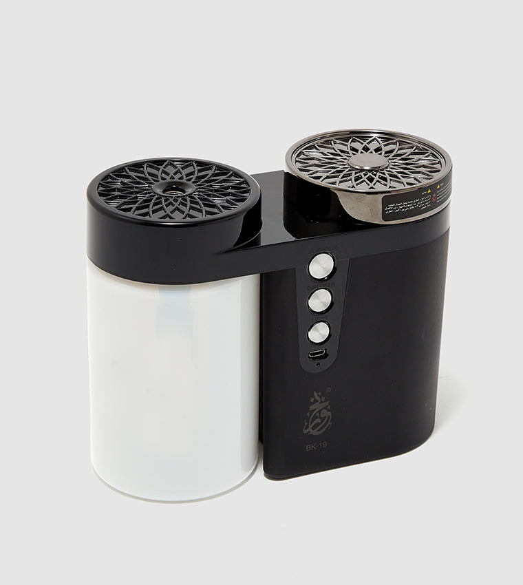 Electric Bukhoor Burner & Aroma Diffuser – Humidifier with Night Light, USB Rechargeable & Portable Design