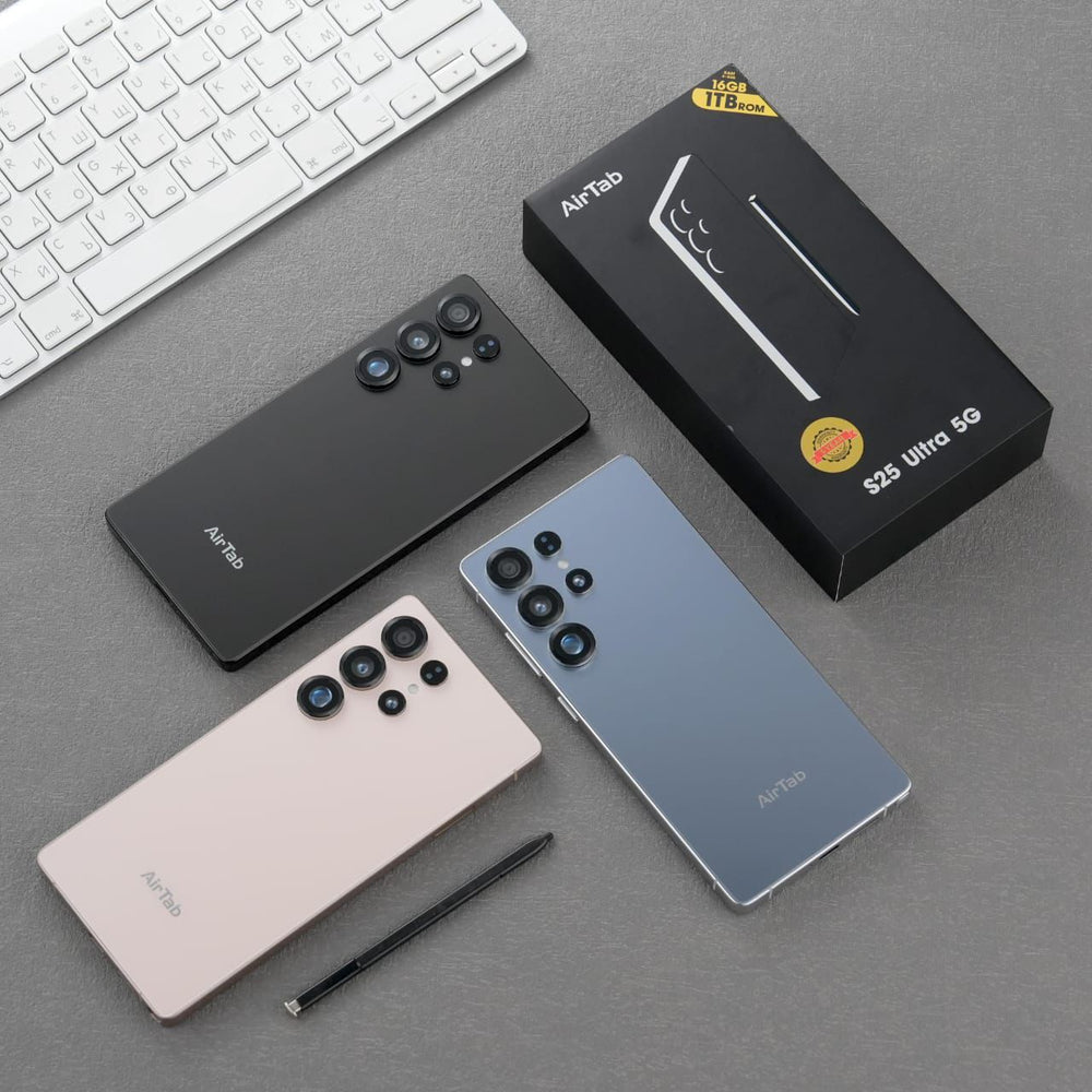 AirTab S25 Ultra 5G Smartphone – 16GB RAM, 1TB Storage, High Performance Mobile Phone