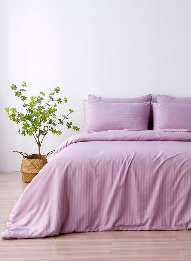 Premium King Size 6-Piece Bedding Set - Violet