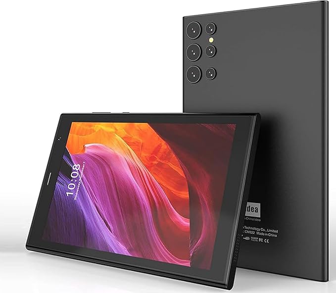 C idea CM822 Smart 8" Screen Kids Tablet - 8GB+512GB, Android Tab Wi-Fi and Single SIM 5G LTE,Zoom and Microsoft Support