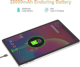 C idea CM 10000 Plus 10-Inch Android 14 Tablet β Dual 5G SIM, Octa-Core, 12GB RAM + 1TB Storage, 20000mAh Battery, Keyboard & Stylus (Gray)