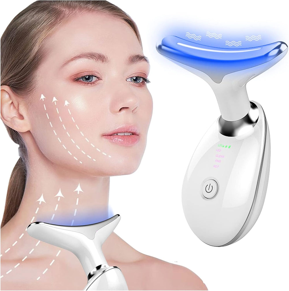 Skin Rejuvenation Beauty Device for Face and Neck, 3-in-1 Firming Wrinkle Removal Facial Massager for Skin Care,Tighteni