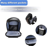 Men’s Anti-Theft Sling Bag – PU Leather Crossbody Shoulder Chest Bag, Large Size, Black & Gold