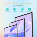 C idea CM 10000 Plus 10-Inch Android 14 Tablet β Dual 5G SIM, Octa-Core, 12GB RAM + 1TB Storage, 20000mAh Battery, Keyboard & Stylus (Gray)