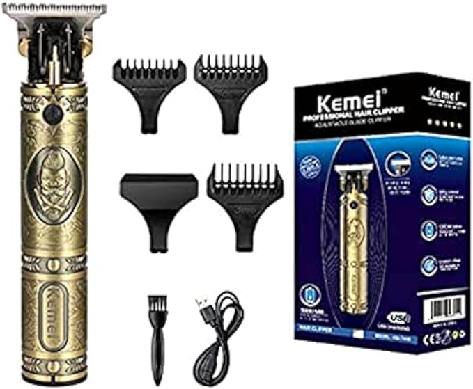 Cordless Hair Clippers for Men – Rechargeable Beard & Hair Trimmer