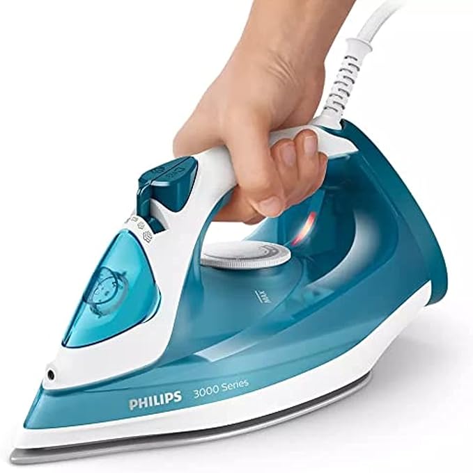 Philips Steam Iron 3000 Series โ 2100W, Ceramic, 300ML