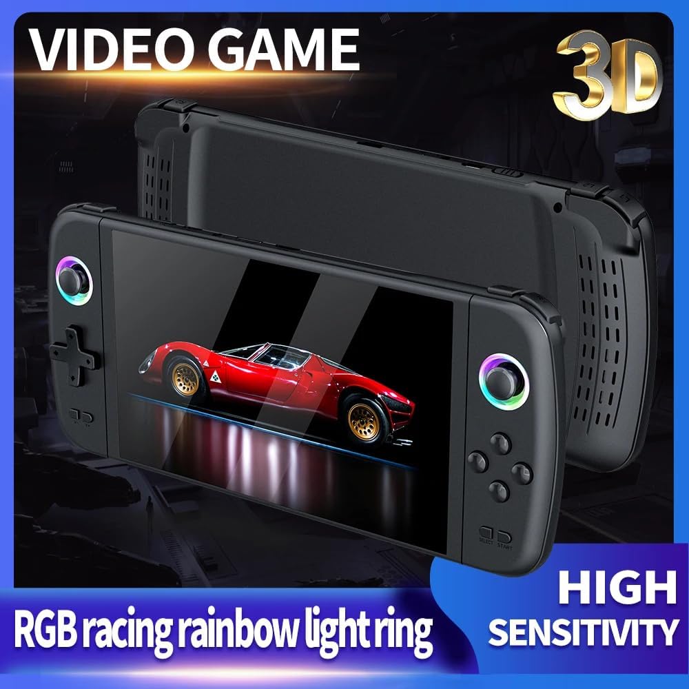M27 Retro Handheld Console – 7" IPS Screen, 30.000+ Classic Games, TV Output & 4000 mAh Battery | Ultimate Portable Arca