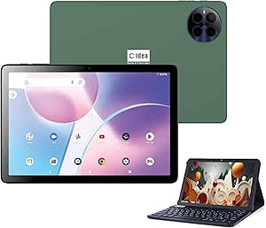 C idea 10" Smart Tablet CM8800 Plus, Android 13 Kids Computer Tab, Wiresless Keyboard Mouse Supported, Dual SIM 5G LTE W