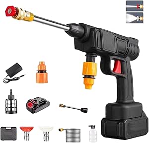 Portable Car Wash Machine โ 68V, Foam & Hose Included