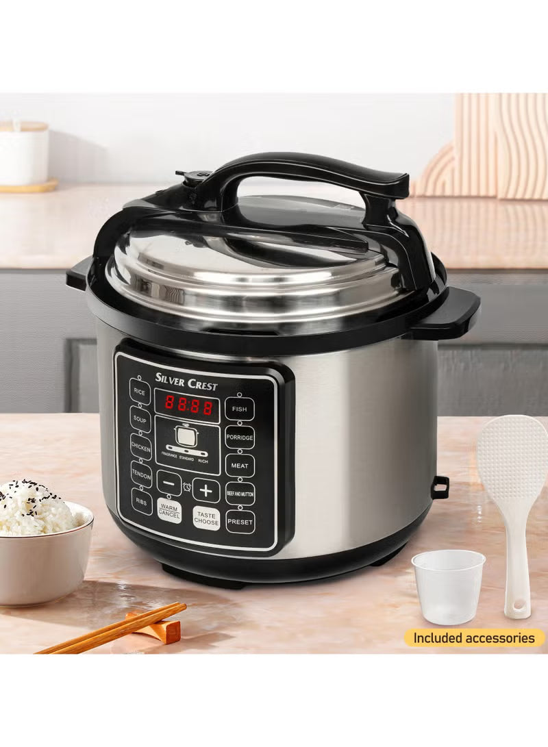 10-in-1 Electric Pressure Cooker 6L – 1050W Smart Multi Cooker