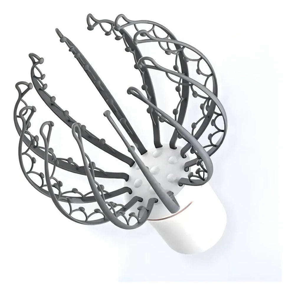 Electric Scalp Massager – 8 Vibrating Contacts | 3 Modes | 360° Head Massage