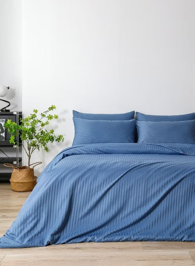 Premium King Size 6-Piece Bedding Set - Blue Ocean