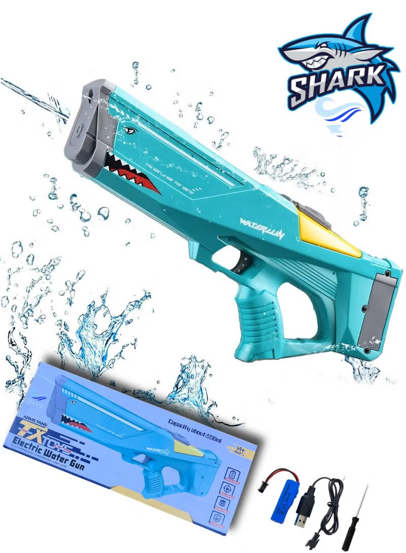 Electric Water Gun – Automatic 500ML Water Blaster with LED Lights & 10m Range
