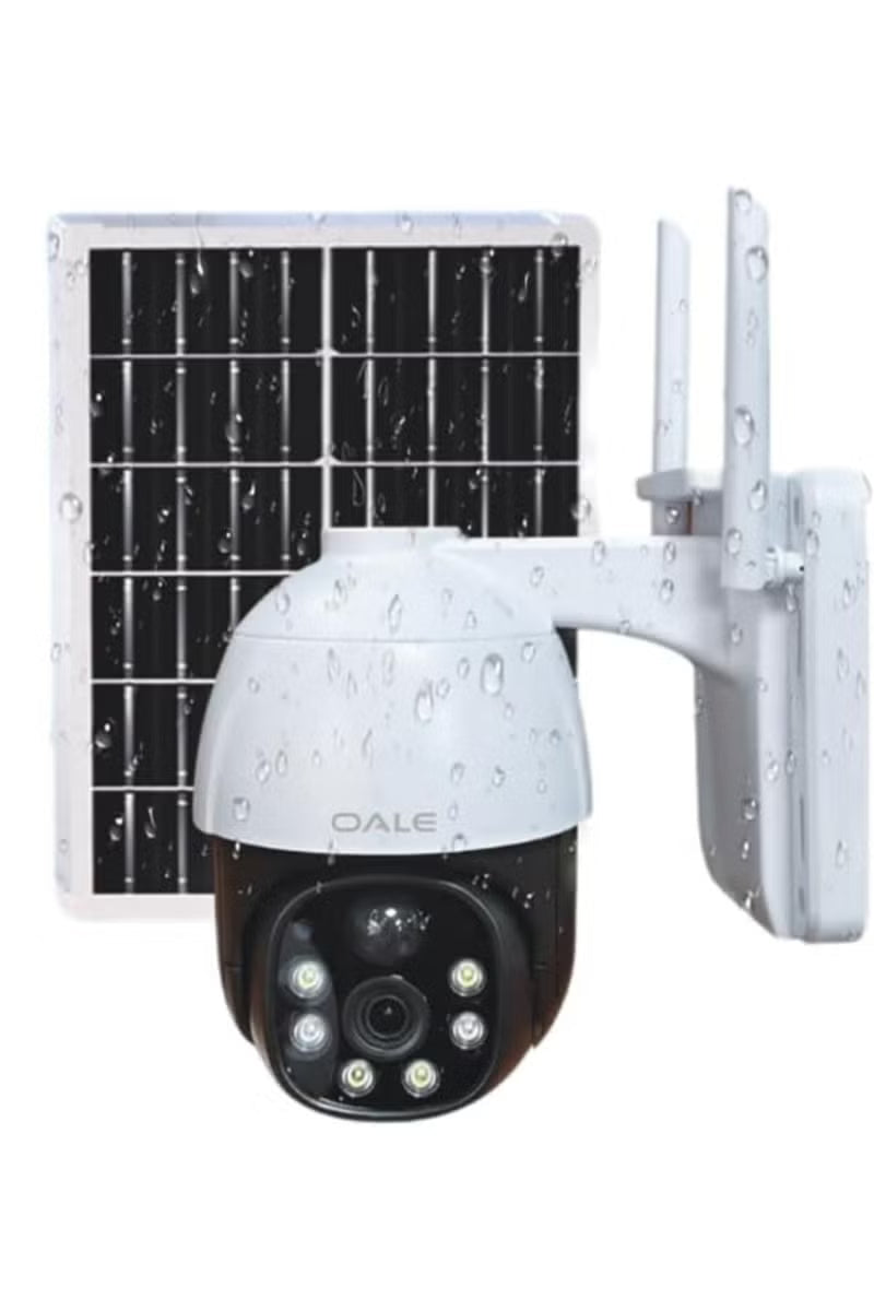8 K SOLAR CAMERA Smart Security Camera – 4G, 8K, 355° Angle
