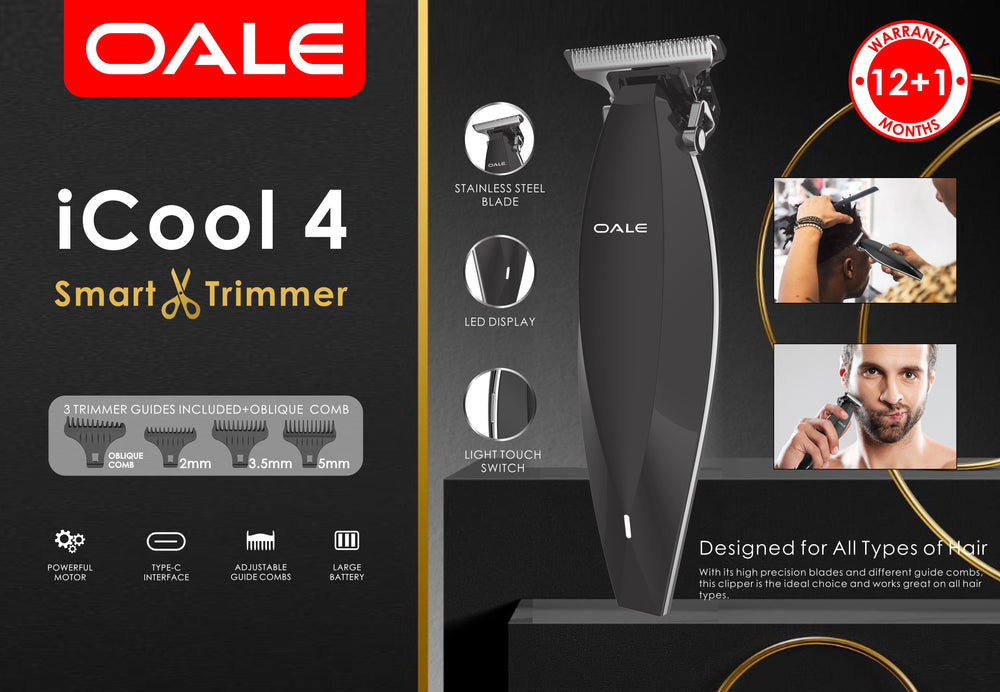 ICOOL 4 Smart Trimmer – Precision Beard & Hair Grooming