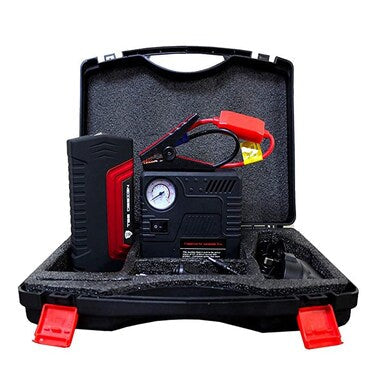 Portable Jump Starter & Compressor Kit High pressure Full package