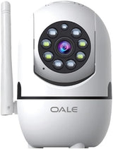 iHome 05 WiFi Security Camera – 1080P FHD, 355° Pan View, Night Vision, Motion Detection & Two-Way Audio