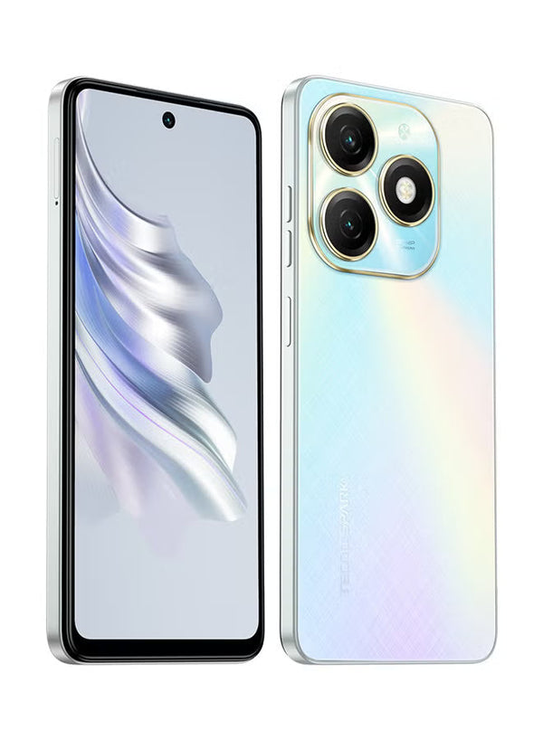 Spark 20 Dual SIM 4G – 8GB RAM + 256GB ROM, 6.56″ HD+ Display, 50MP Rear / 32MP Front Camera, 5000 mAh Battery, Cyber Wh