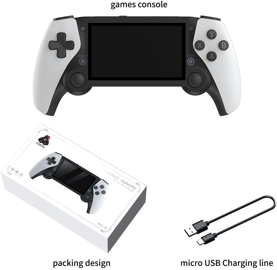 🔥 M25 Retro Handheld Game Console – 4.3” IPS Display, 3D Joystick, 20,000+ Games, 64GB, TV Output & 3000mAh Battery | Ul