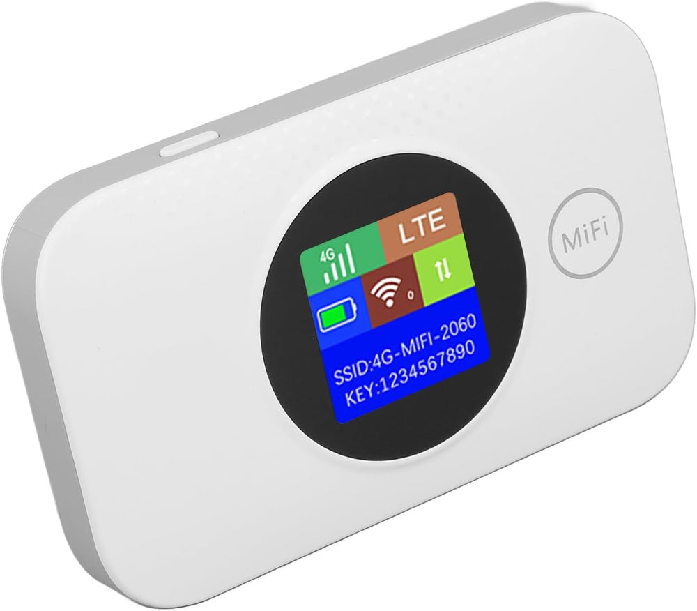 MIKOY Wireless Mobile WiFi Ultra – Portable 4G LTE MiFi Hotspot, 300Mbps Speed, 18-Device Support, 3000mAh Battery | 365-Day Warranty | Internet Anywhere