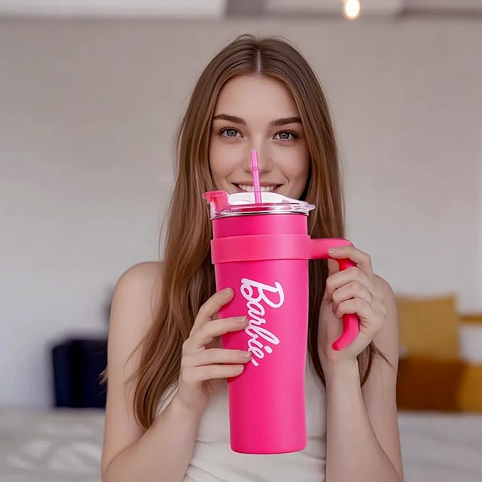 Stanley × Barbie Collection – 1600 mL Steel Cup with Straw (Original)