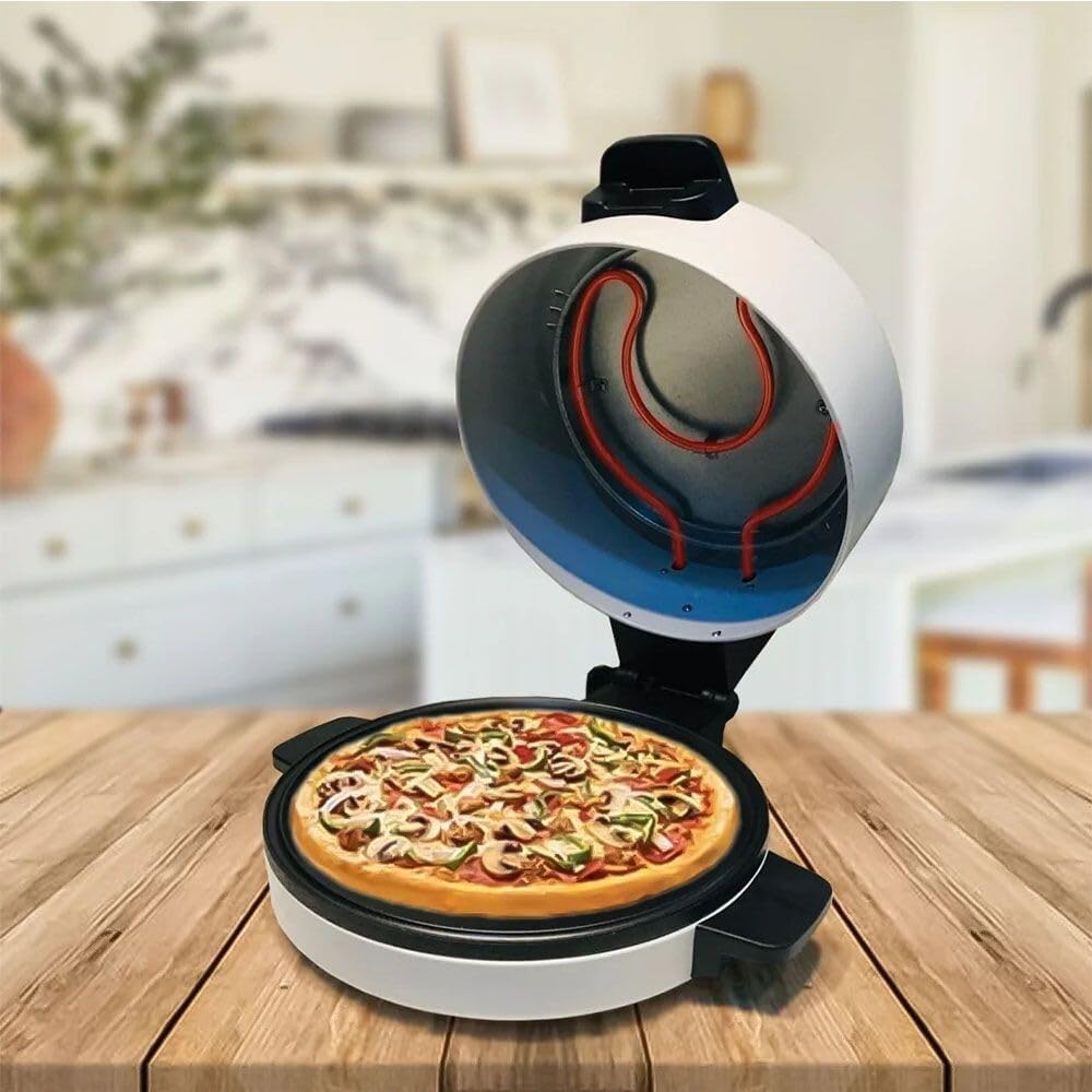 Electric Pizza Oven 3000W – Non-Stick Double Heating Pizza,Bread and More Maker