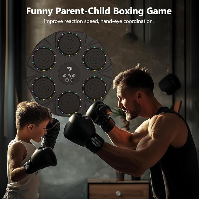 Electronic Music Boxing Wall Target – Smart Bluetooth Pads + Free Gloves