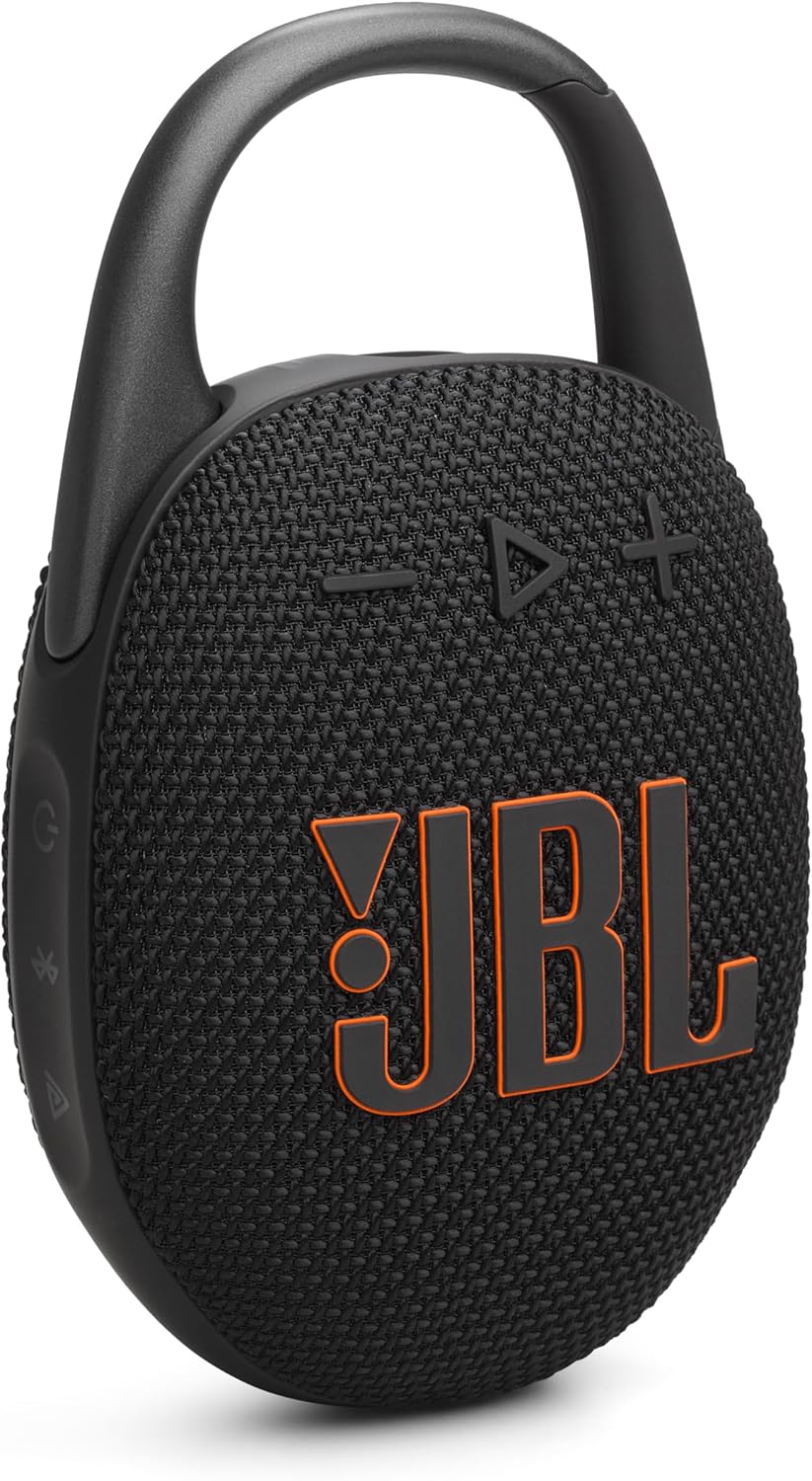 JBL Clip 5 - Ultra-Portable, Waterproof & Dustproof Bluetooth Speaker, Big Pro Sound with punchy bass, Integrated carabi