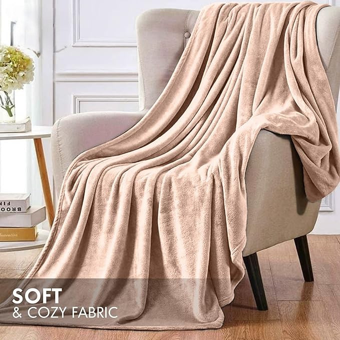 Soft Plush Blanket Collection – Multi-Color Selection