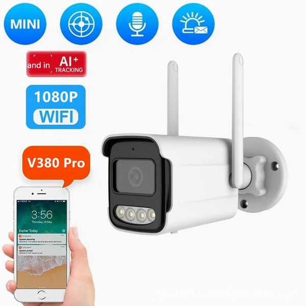 1080P Smart Security Camera – WiFi Outdoor Camera with Night Vision & Motion Detection