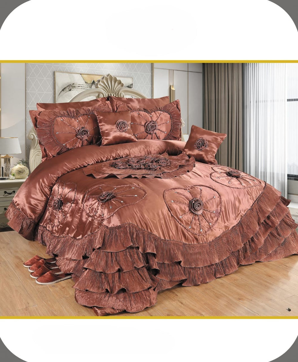 Royal Wedding Comforter Box – 16 PCS - Brown