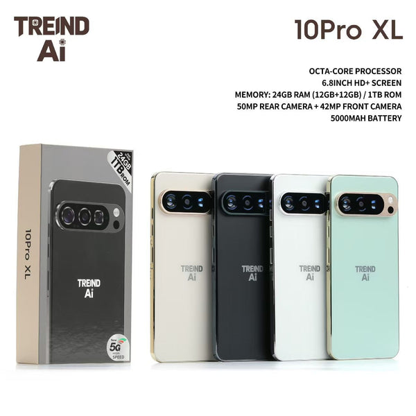 10 Pro XL Smartphone – 6.8-Inch Display, 24GB RAM, 1TB Storage, 50MP Camera