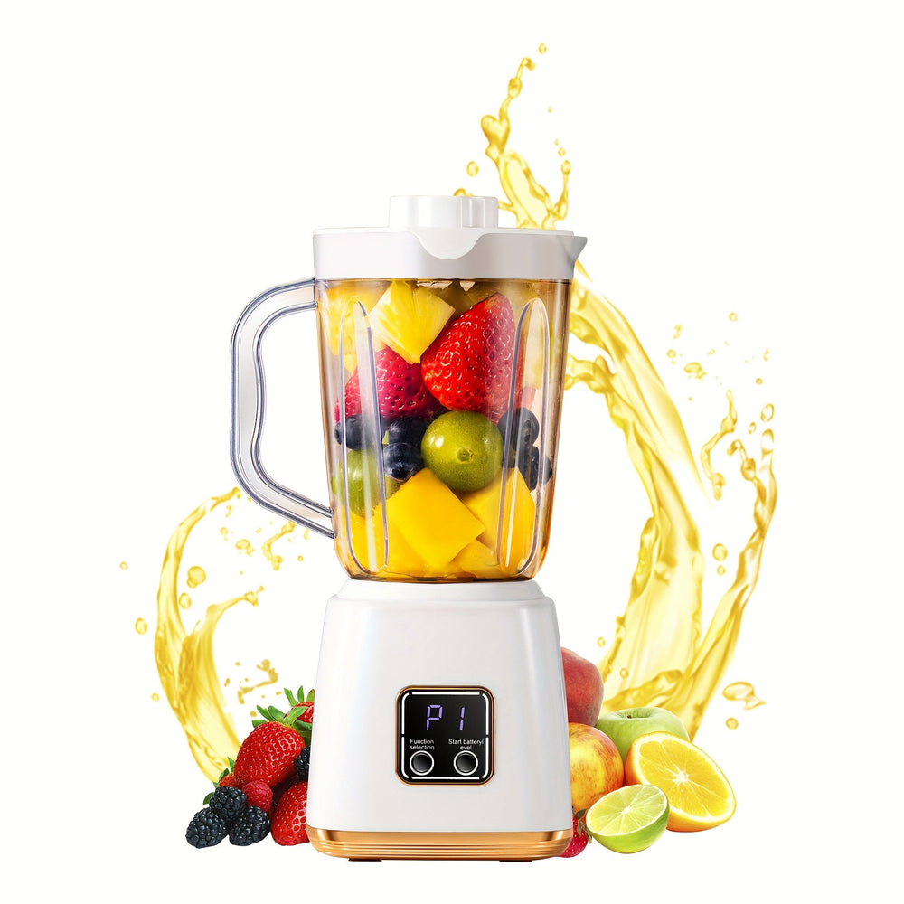 Portable Blender – USB Rechargeable Smoothie Maker with Stainless Steel Blades