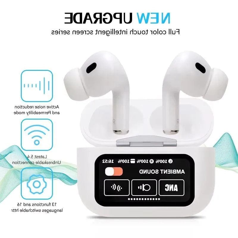 Wireless Earbuds with Noise Cancelling – Bluetooth 5.3, USB-C Case